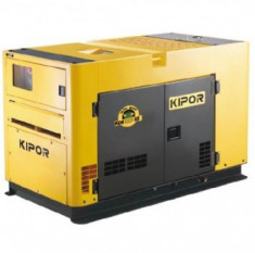 Generator diesel insonorizat monofazat 6 kVA, 1500 rpm Kipor, KDE 9000 SS foto