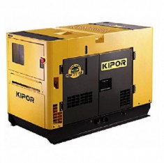 Generator diesel insonorizat monofazat 8.5 kVA, Kipor KDE 11 SS foto