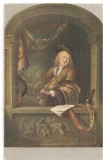 CPI (B5146) DRESDEN, DRESDA. GERRIT DOU, GEIGER IM FENSTER, VIOLONIST LA BALCON, VIOARA, ARTA, NECIRCULATA,