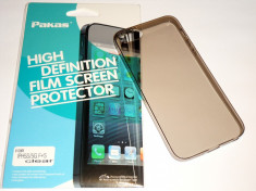 Husa Protectie Ultra Slim 0,3 mm Iphone 5 / 5S + Folie CADOU !!! foto