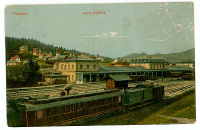 2048 - PREDEAL, Brasov, Railway Station, Romania - old postcard - unused foto
