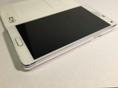 Samsung Galaxy Note 4 N910F 32GB 4G LTE White Alb Impecabil CA NOU Neverlocked oKazie !!! foto