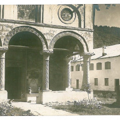 2276 - COZIA, Valcea, Monastery - old postcard, real PHOTO - unused