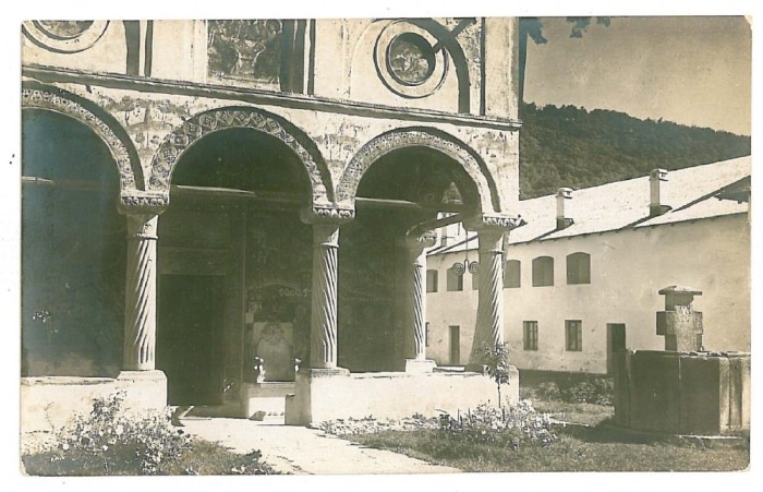 2276 - COZIA, Valcea, Monastery - old postcard, real PHOTO - unused