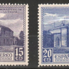 SPANIA, 1930, posta aeriana, 2 valori, nestampilate, MNH