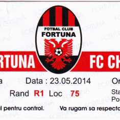 Bilet meci fotbal FC Fortuna Campina - FC Chindia Targoviste 23.05.2014