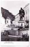 Carte postala circulata 1960 RPR Baile Herculane statuia lui Hercule si domul, Fotografie, Caras-Severin