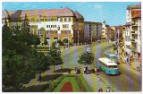 Carte postala circulata 1965 RPR Targu Mures centru, Fotografie