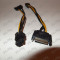 Cablu alimentare adaptor placa video SATA la PCI-e 6 pini ( pci express )