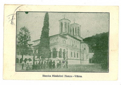 2441 - HOREZU, Valcea, Monastery - old postcard - used - 1926 foto