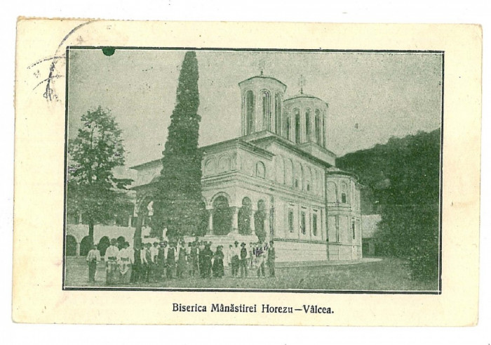 2441 - HOREZU, Valcea, Monastery - old postcard - used - 1926
