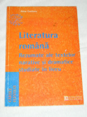 RWX 31 - REZUMATE ALE TEXTELOR NARATIVE SI DRAMATICE STUDIATE IN LICEU - ED 2003 foto