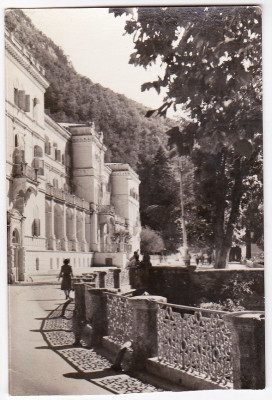 Carte postala circulata 1960 RPR Baile Herculane sanatoriul foto