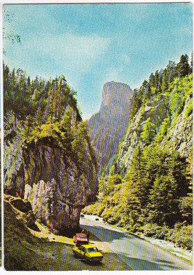 Carte postala circulata 1972 Cheile Bicazului foto