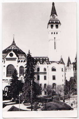 Carte postala circulata in 1958 RPR Targu Mures Sfatul popular orasenesc foto