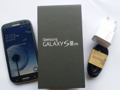 Samsung galaxy S3 LTE plus GT-I9305 gri impecabil foto