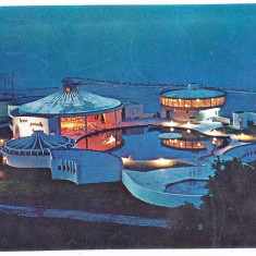 Carte postala circulata 1978 Jupiter Constanta Barul Paradis noaptea