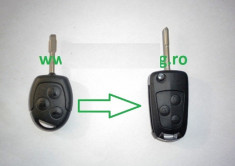 Carcasa Cheie Briceag Ford 3 Butoane Transformat ( Lamela TIP CUI) Ford Mondeo foto