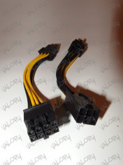 Cablu alimentare adaptor placa video PCI-e 6 pini la 8 pini ( pci express ) foto