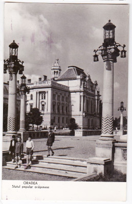 Carte postala circulata 1960 Oradea sfatul popular foto