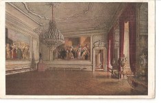 CPI (B5193) VECHIUL CASTEL IMPERIAL, VIENA, SCRISA SI NECIRCULATA. J. JAUNBERSIN PINX, CANDELABRU, PICTURI, ARTA,