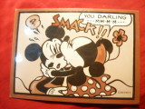 Ilustrata Disney cu Mickey Mouse si Minnie