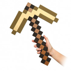 Jucarie Minecraft Tarnacopul de aur / Golden Pickaxe foto