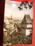 Ilustrata- Sighisoara - Vedere , circ. 1966