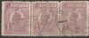 TIMBRE 106i, ROMANIA, 1920, FERDINAND BUST MIC, 1 LEU, EROARE, CLISEU INLOCUIT, TRIPTIC, CURIOZITATE SPECTACULOASA, ERORI, CURIOZITATI, ECV, ATIPICE