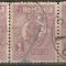 TIMBRE 106i, ROMANIA, 1920, FERDINAND BUST MIC, 1 LEU, EROARE, CLISEU INLOCUIT, TRIPTIC, CURIOZITATE SPECTACULOASA, ERORI, CURIOZITATI, ECV, ATIPICE