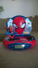 Ceas radio cu proiectie Spiderman foto