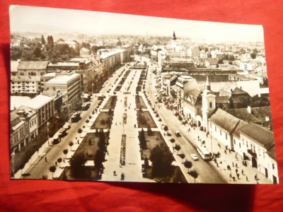 Ilustrata Targu Mures - Piata Trandafirilor 1967 foto