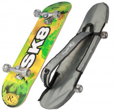 SKATEBOARD DE CALITATE CU ROTI DE SILICON (1015) foto