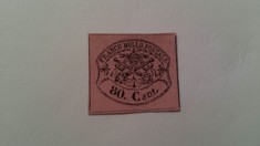 Italia statul papal 1867 val. de 80 c nestampilata