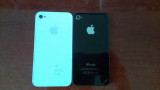 CAPAC BATERIE IPHONE 4S ALB NEGRU ORIGINAL, iPhone 4/4S