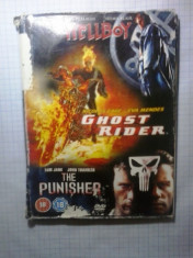 Colectie 3 filme (Hellboy - Ghost Rider - The punisher ) Film DVD (GameLand ) foto