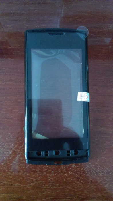 TOUCHSCREEN NOKIA 500 NEGRU FATA SI RAMA INCLUSA / GEAM / ECRAN / STICLA