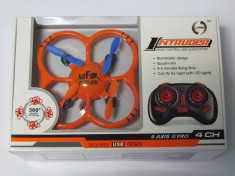 Drona Mini RC Quadcopter, Elicopter, Drona U207 Orange Intruder - Nou foto