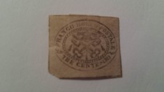 Italia statul papal 1867 val. de 3 c nestampilata