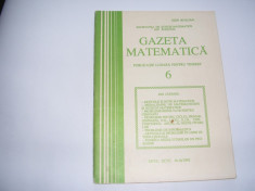 GAZETA MATEMATICA NR6/1991,RF7/1 foto