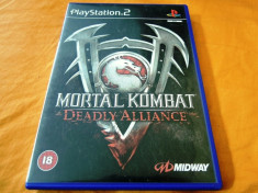 Mortal Kombat Deadly alliance, PS2, original, 34.99 lei(gamestore)! Alte sute de jocuri! foto