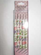 Instrument pentru punctat punctie punctator cu Print Floral ***nou foto