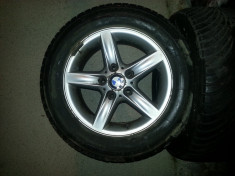 Vand 4 jante BMW, 16inch,echipate cu cauciucuri iarna 225/55.Pret neg. la tel. 0736035860 foto