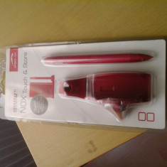 Vand set stylish pen + dock Nintendo Lite White, Red