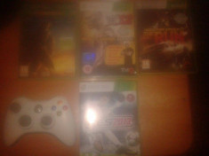 XBOX 360 + 5 Jocuri foto