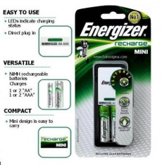 Incarcator Energizer AA/AAA + 2 Acc AA de 2650mAh + 2 Acc AAA de 850mAh foto