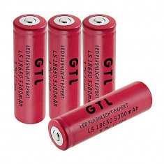 Acumulator 18650 3.7v 5300mah GTL foto