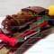 TOMY/TrackMaster trenulet baterii-Thomas locomotiva PERCY ciocolata cu 2 vag-rar