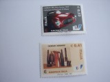 Italia 2003 pictura design auto MI 2927-2928 MNH