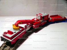 TOMY/TrackMaster trenulet baterii jucarie - Thomas and Friends locomotiva motorizata ROCKY - transport GRATUIT - rar foto